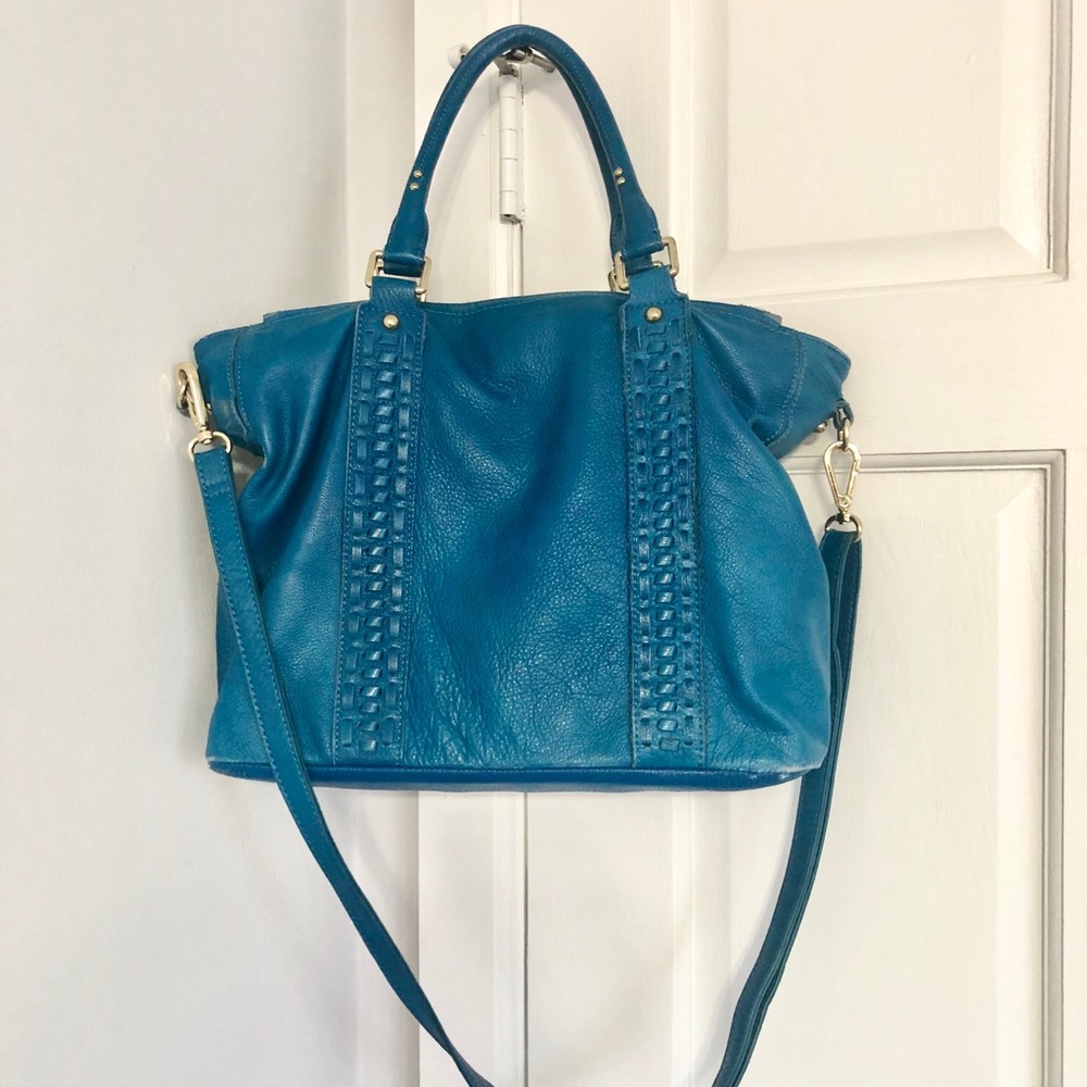 Blue Steve Madden tote